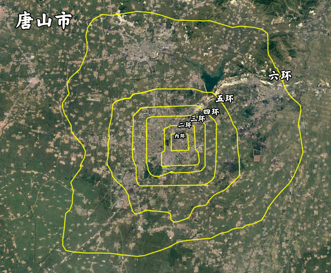 同比例面积城市对比,北京五环图对比各大城市