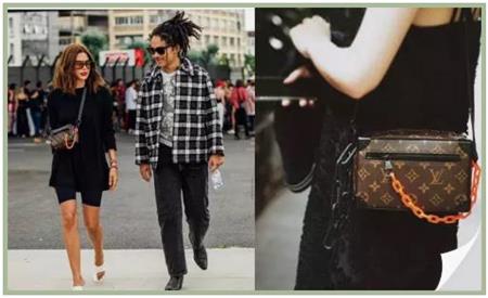 lv黑盒子包男款,lv软盒子男包上身