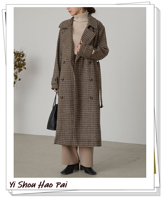 实用经典的早秋风衣穿搭示范,当你有一个黑风衣该怎么穿搭