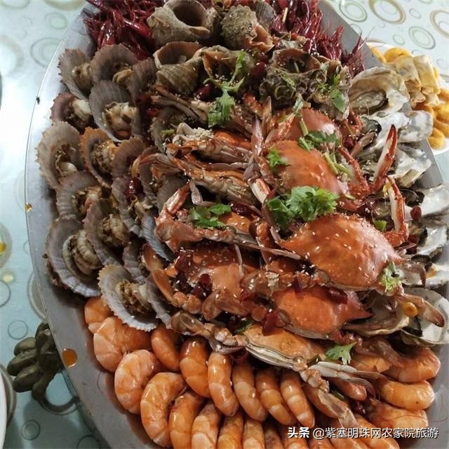 夏天去赶海抓螃蟹小龙虾,东戴河亿方客宾馆