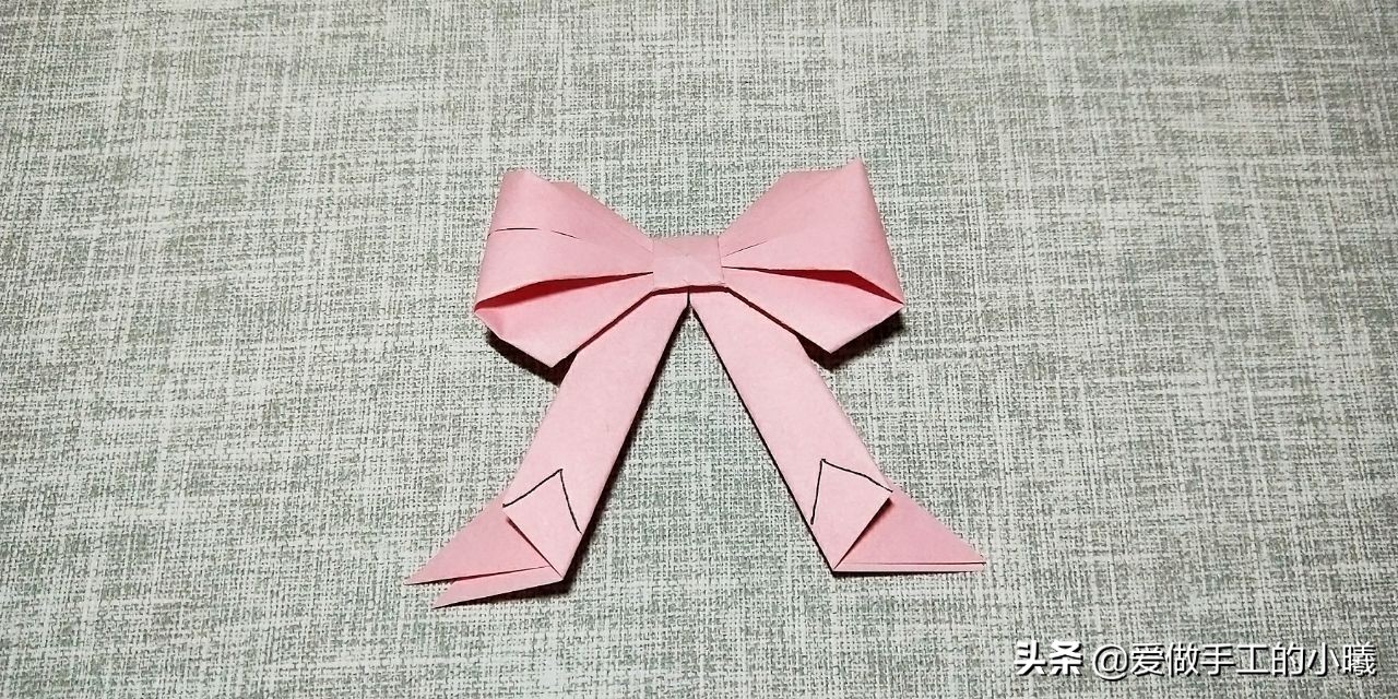 手工折纸蝴蝶结手环简单又好看,折纸蝴蝶结装饰