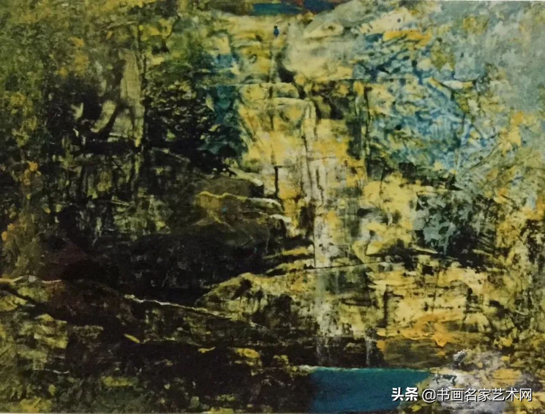 杨兴雅意向山水油画作品欣赏,艺术中国杨建宏绘画作品鉴赏