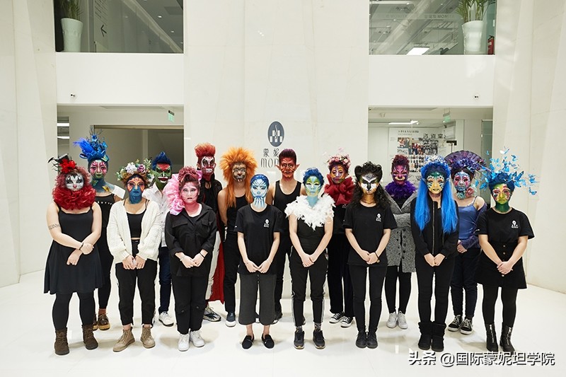 期末季｜北京化妆精英班迎来创意妆毕业考挑战