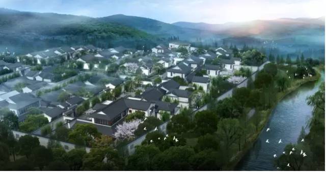 蓝城园林小镇规划,蓝城规划设计和建筑设计