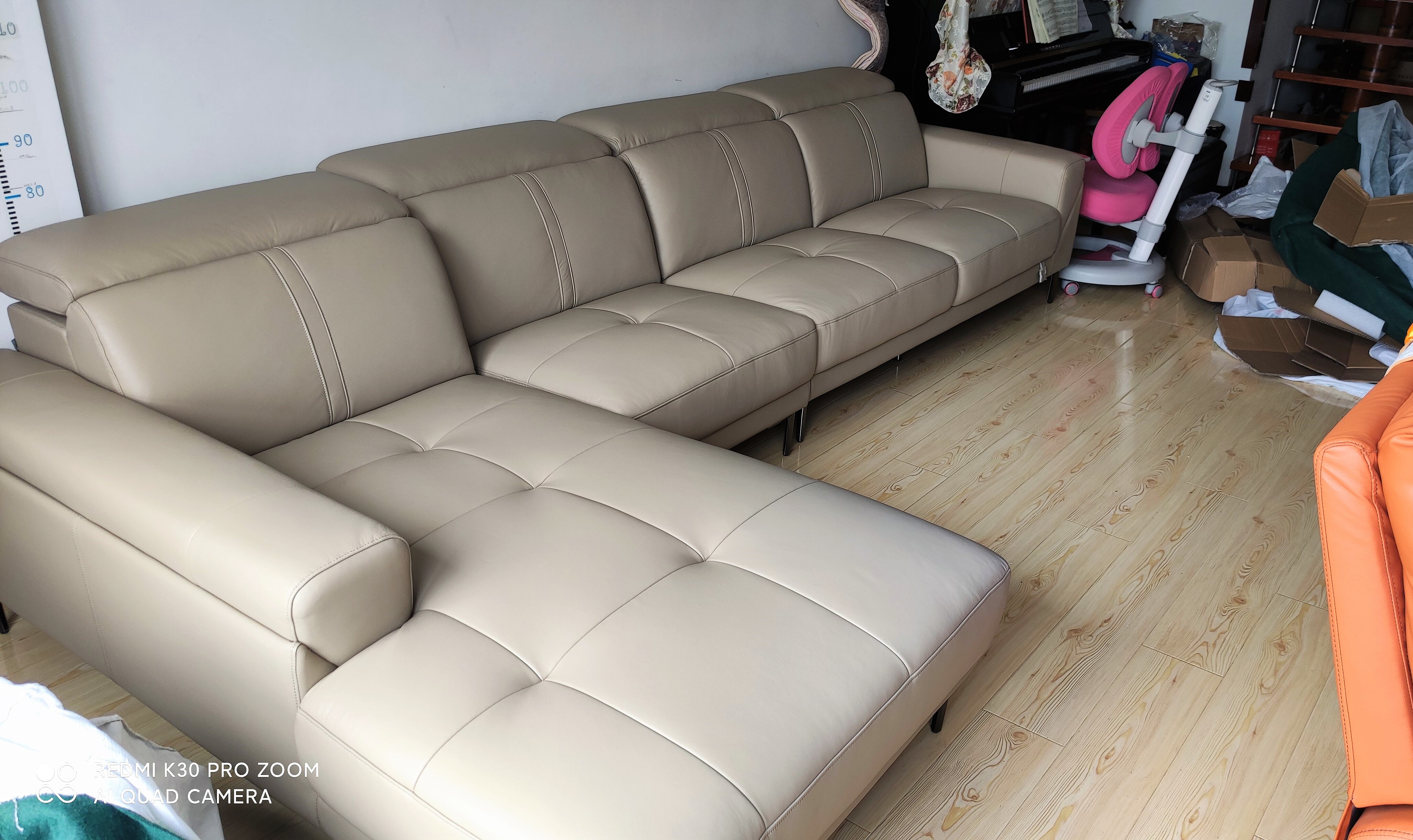 q弹大沙发,全友布艺沙发简约现代