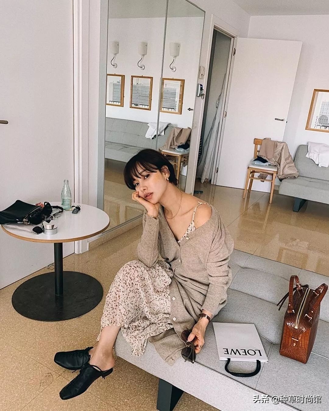 长皮衣外套女怎么穿好看,肥大的外套怎么穿好看