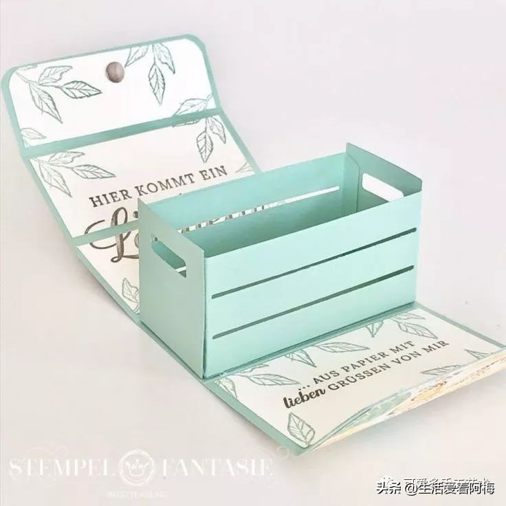 纸手工折盒教程,卡纸折漂亮的包装盒