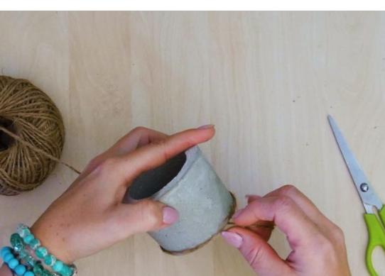 diy水泥花盆,混凝土花盆模具的操作过程