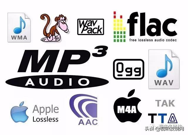 你知道的音频文件有哪些格式,3种常见的音频文件格式