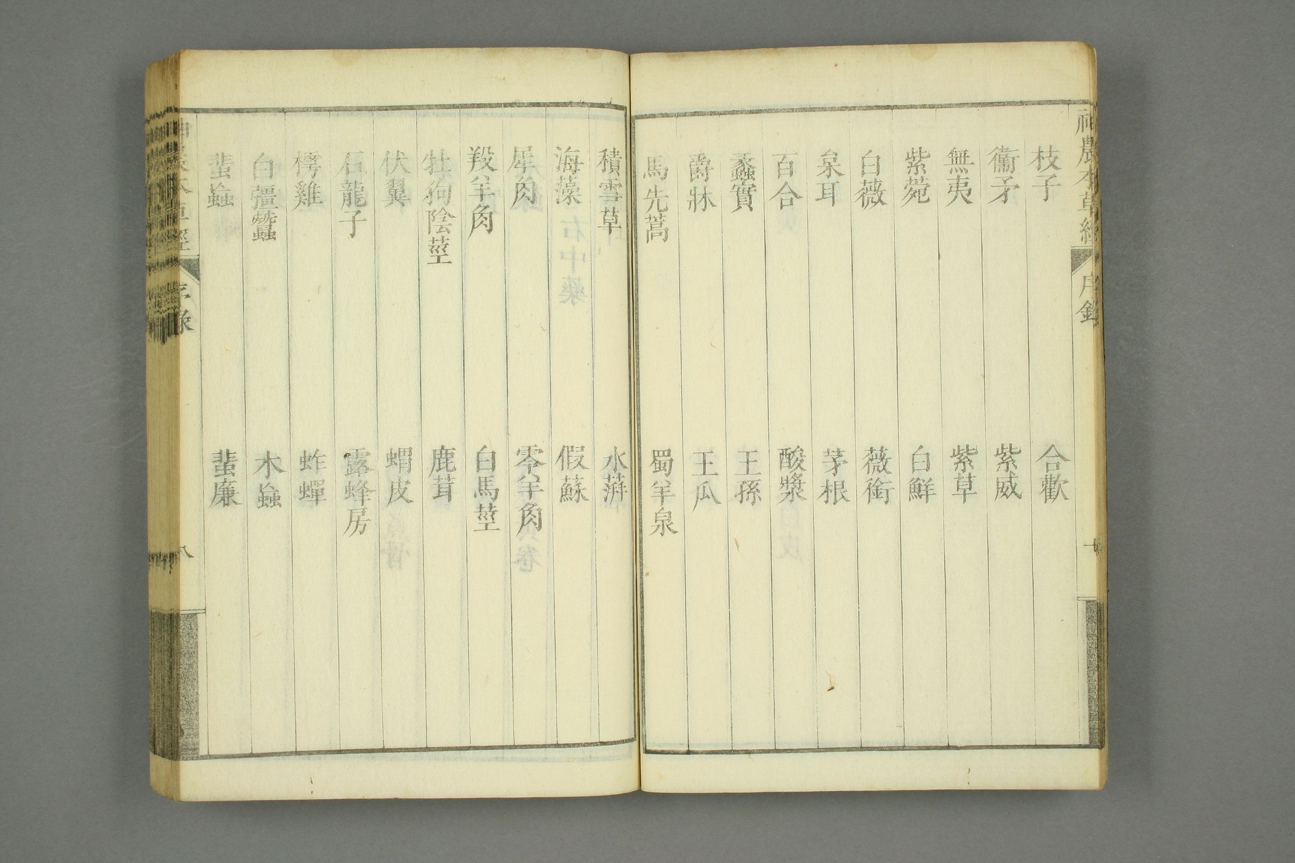 古本神农本草经的古图片,神农本草经原书图片