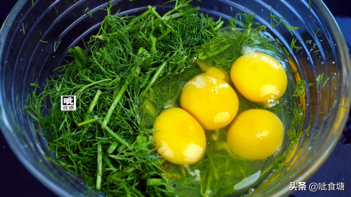 最好吃的茴香馅儿鸡蛋饺子,最爱的茴香鸡蛋馅