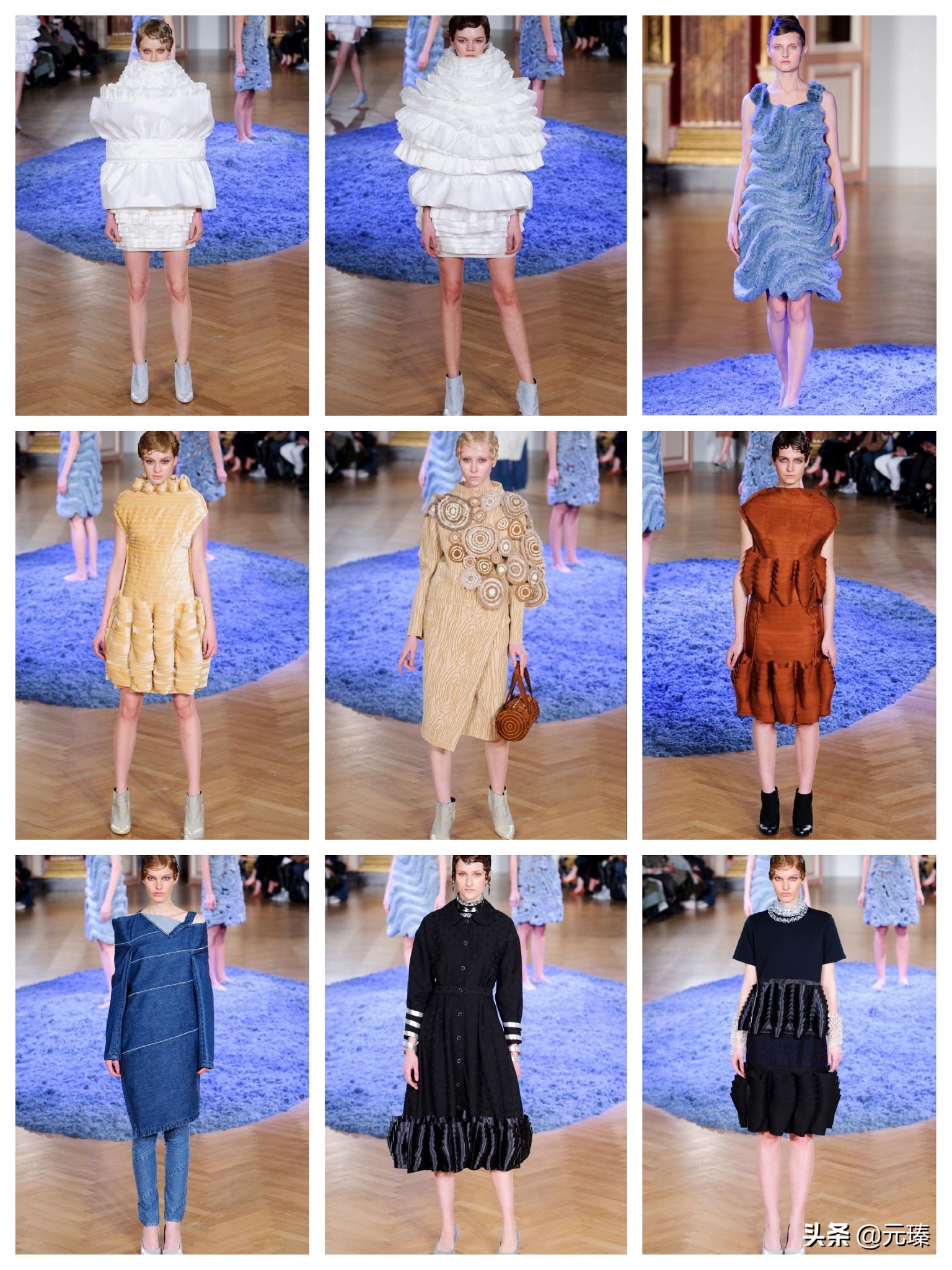 川久保玲时装秀经典款,川久保玲2017时装周