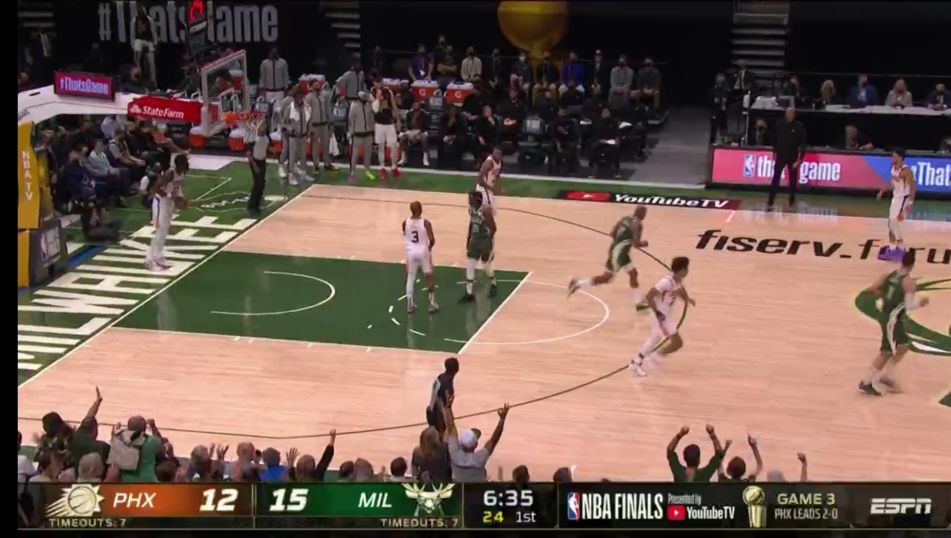 nba总决赛结束巅峰一战雄鹿vs太阳,nba总决赛太阳对阵雄鹿g6集锦