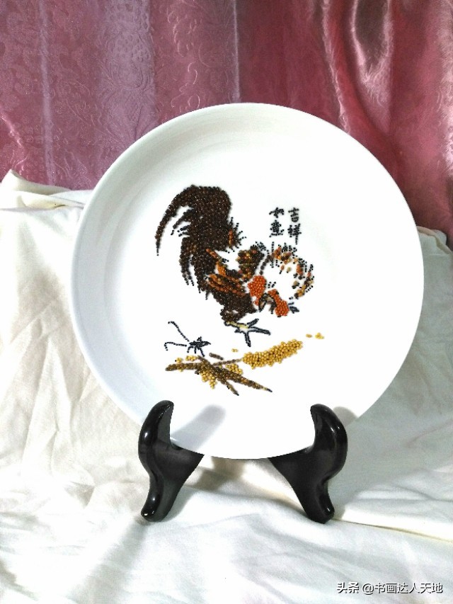 做五谷手工画需要什么豆子,儿童手工制作五谷杂粮贴画