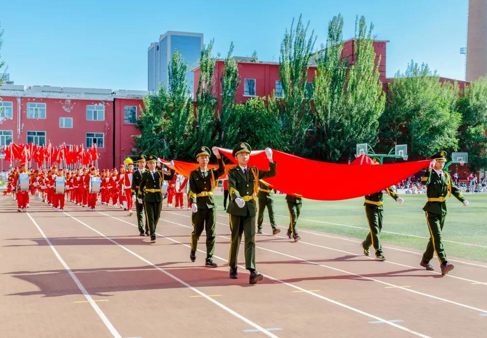 包头包钢实验一小运动会开幕式,包钢实验一小全员运动会