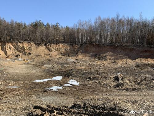 削山造地千亩建别墅被拆除,生态公益林违建