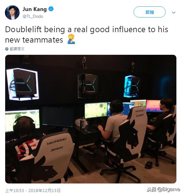 大师兄doublelift玩的哪条路,doublelift大师兄还打吗