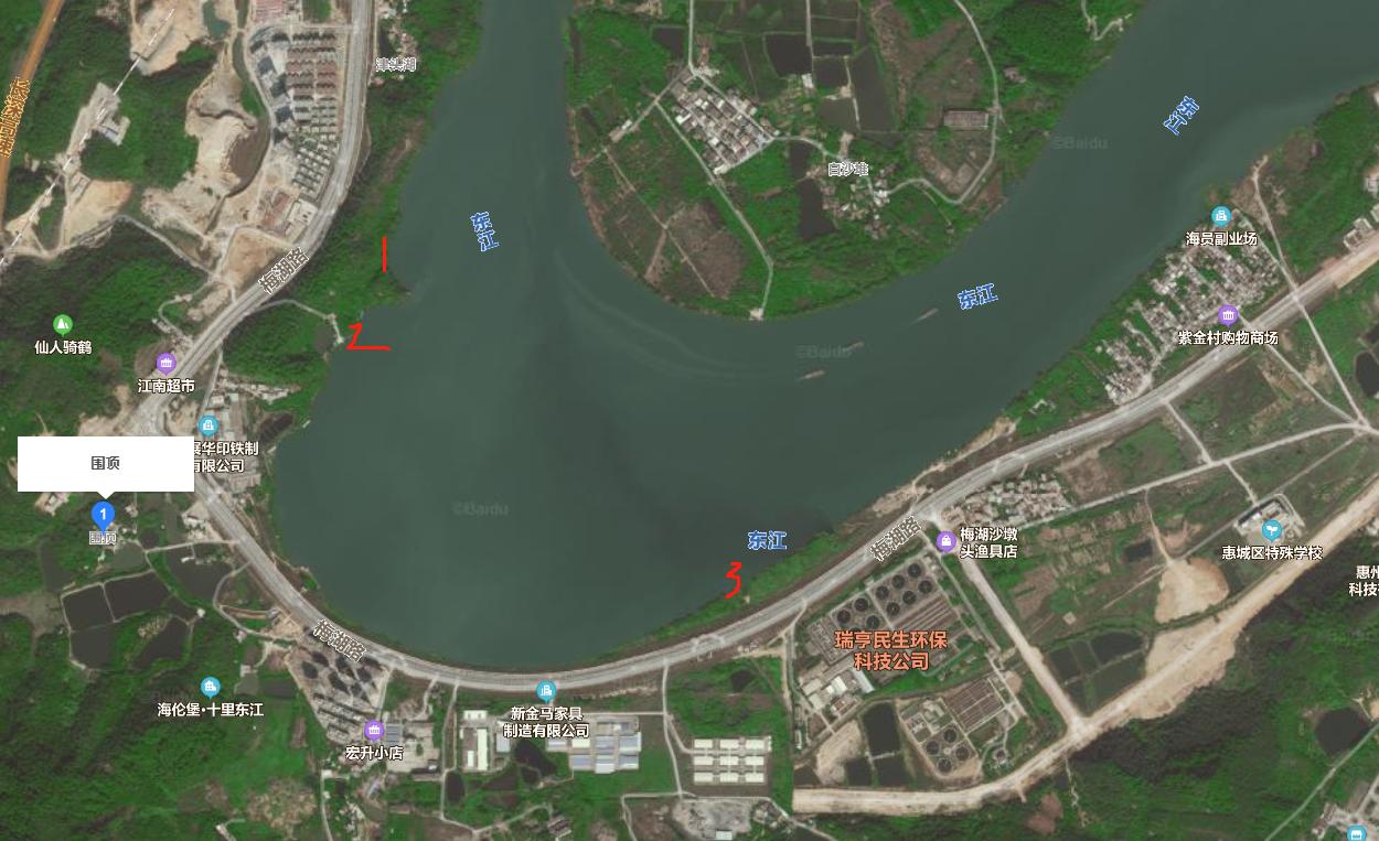 东莞海钓常去的几个免费钓点,东江东莞横沥段最佳钓点