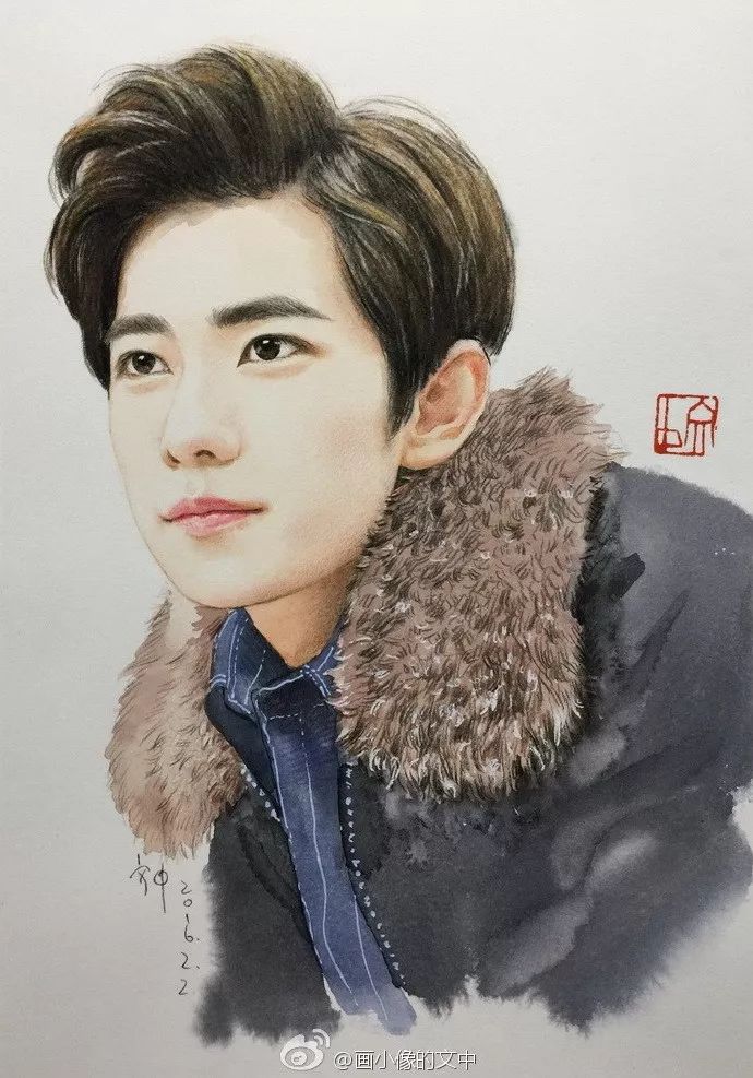 比起打印画，美院毕业的他，笔下这种彩铅水彩画才好看哭了~