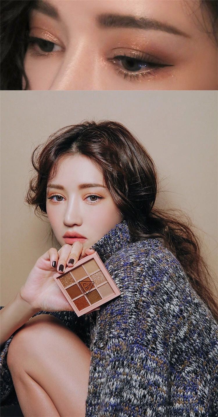 3ce眼影赠唇釉,3ceearlyhour水雾唇釉烟熏莓果