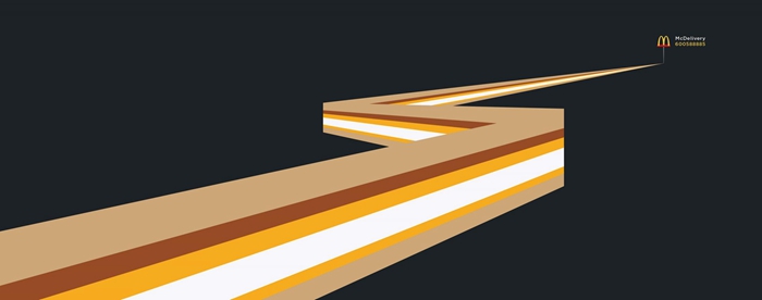 麦乐送快来救命呀!这几组平面创意有点萌