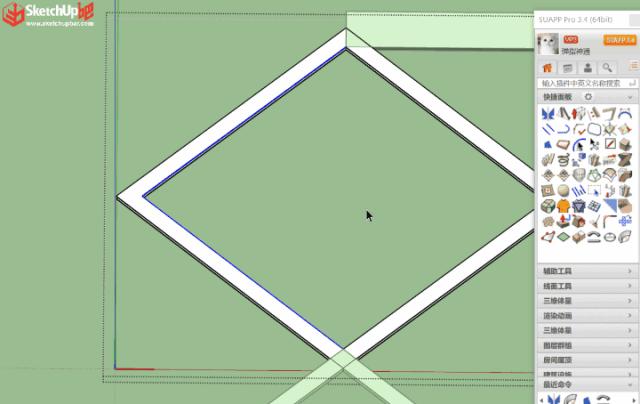 10分钟sketchup建模教程,sketchup建模思路