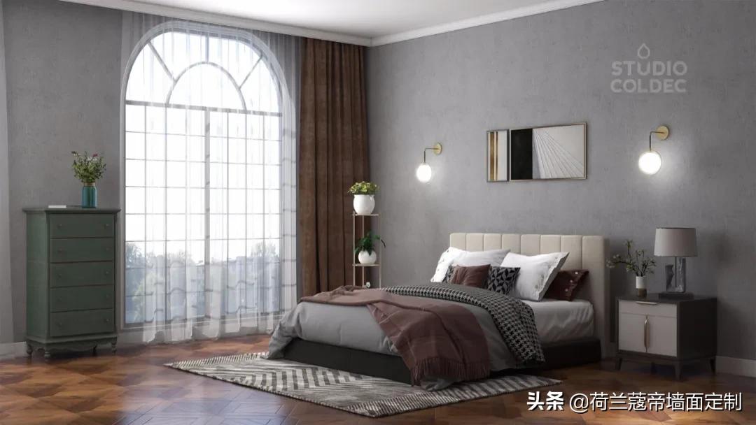 卧室什么墙面百搭,卧室墙面和背景墙怎么搭配