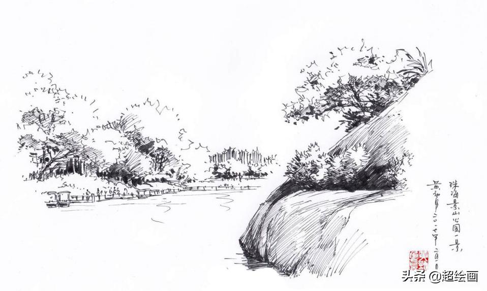 十大顶级钢笔画速写,钢笔速写100幅图片