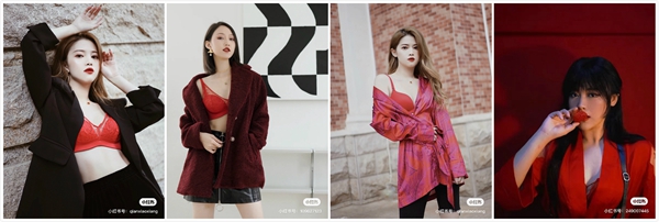 曼妮芬25周年礼,曼妮芬鸿运红套装