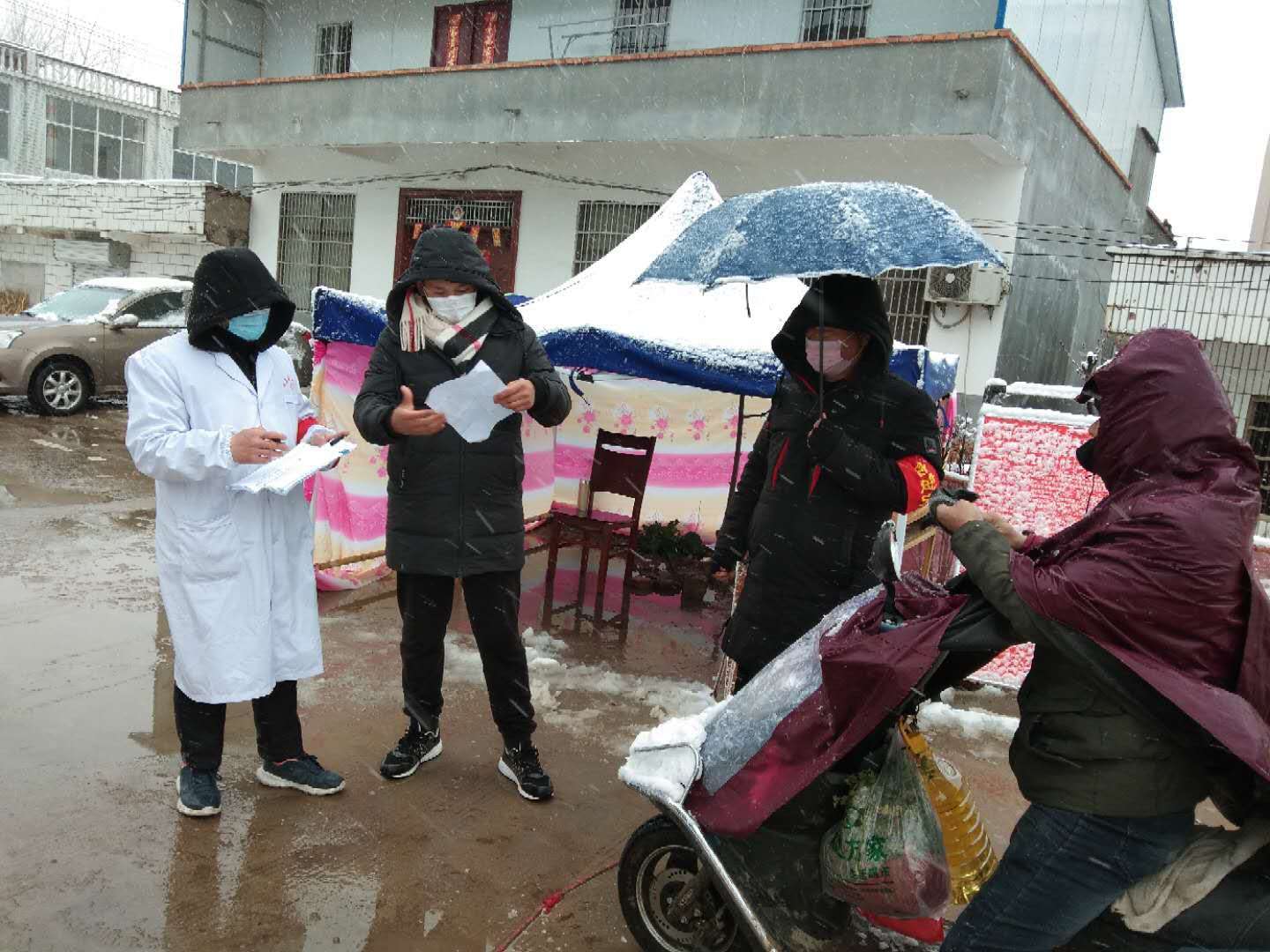 临泉四中疫情防控接力,阜阳临泉疫情防控