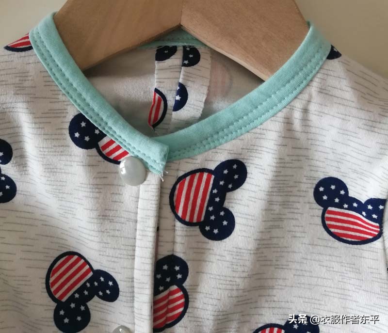 爸爸的旧t恤,自制宝宝连体衣裁剪图80码