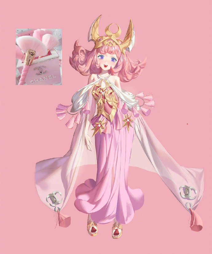 化妆品和首饰也能拟人，化妆刷变成粉毛妹子，香水瓶变帅哥