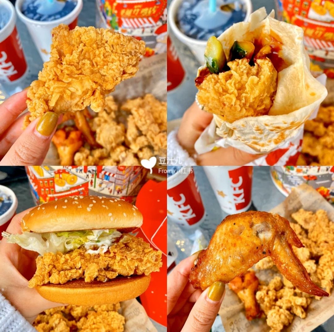 厦门肯德基圣诞巨大桶,吃肯德基圣诞巨大的桶