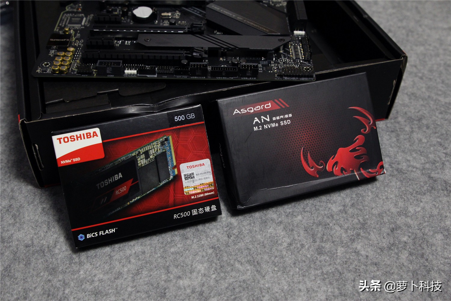 东芝rc500500g评测,东芝rc500和阿斯加特