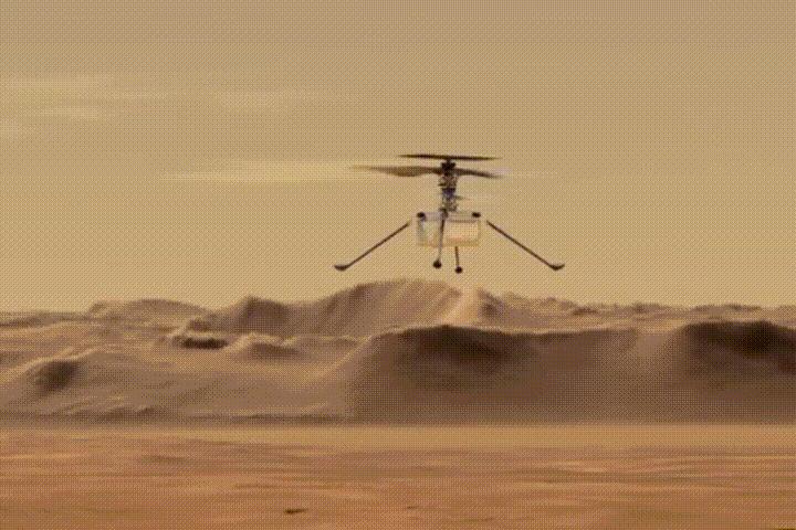 火星直升机原型机,全球第一架火星直升机