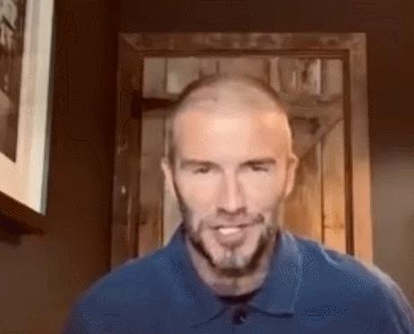 贝克汉姆快秃了,从年轻到现在的贝克汉姆