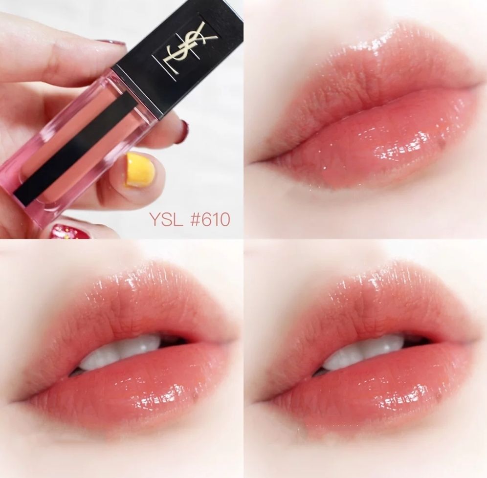 ysl复古正红口红适合黄皮肤吗,ysln610肉桂奶茶