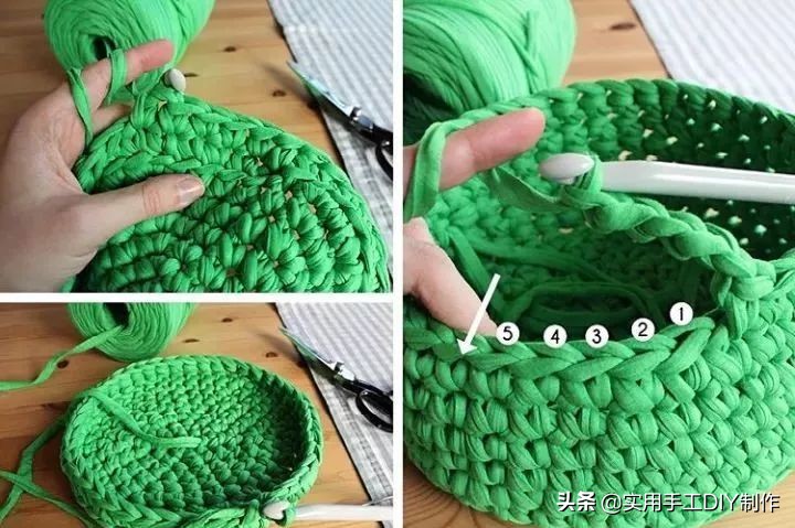 手工用绳子编织篮子简单又好看,怎样手工编篮子