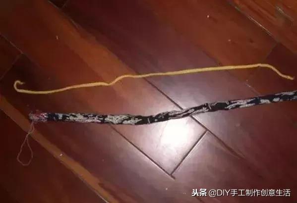 布条线桃花拖鞋编织教程,旧布条编拖鞋方法