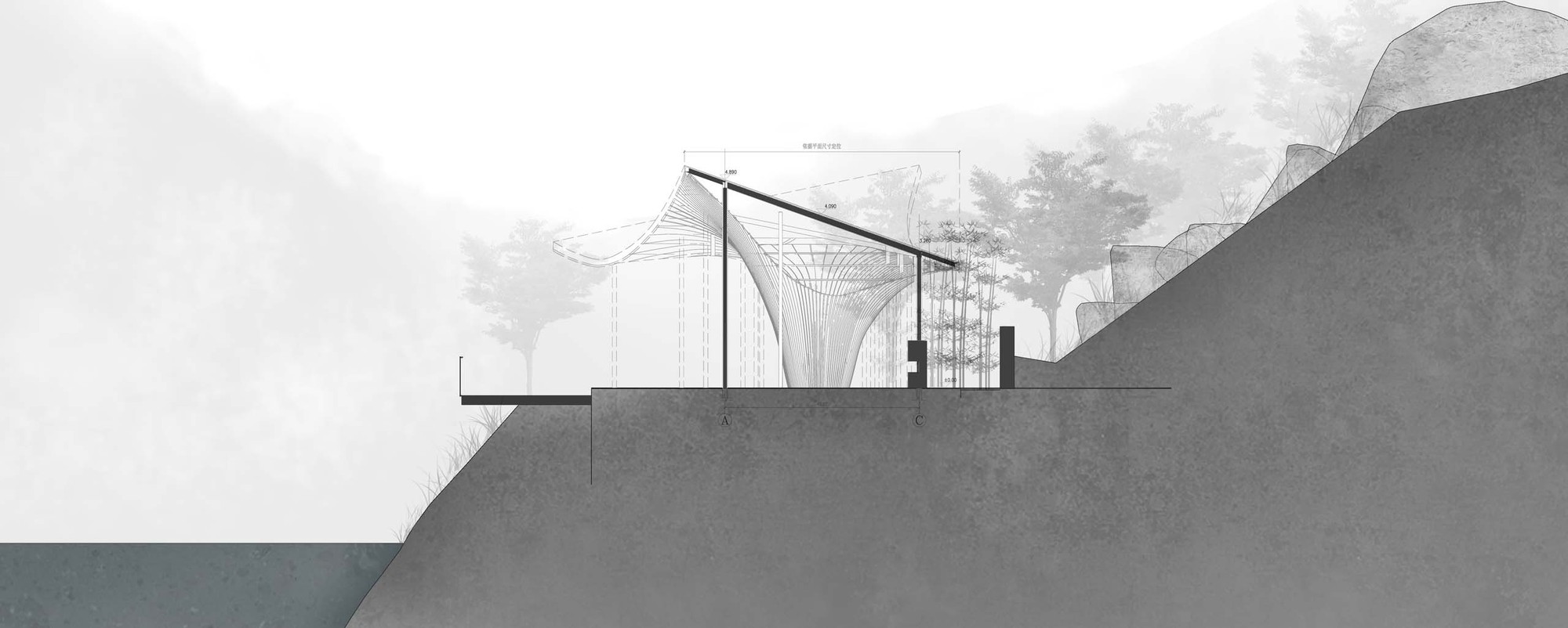 武隆归原镇茶亭,重庆武隆仙女山归原小镇茶亭建筑