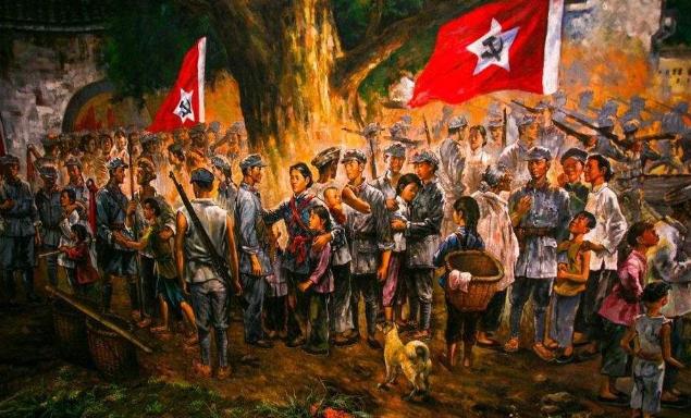 陈浩叛变后，毛主席第一次提出部队叫“红军”，红军正式立名