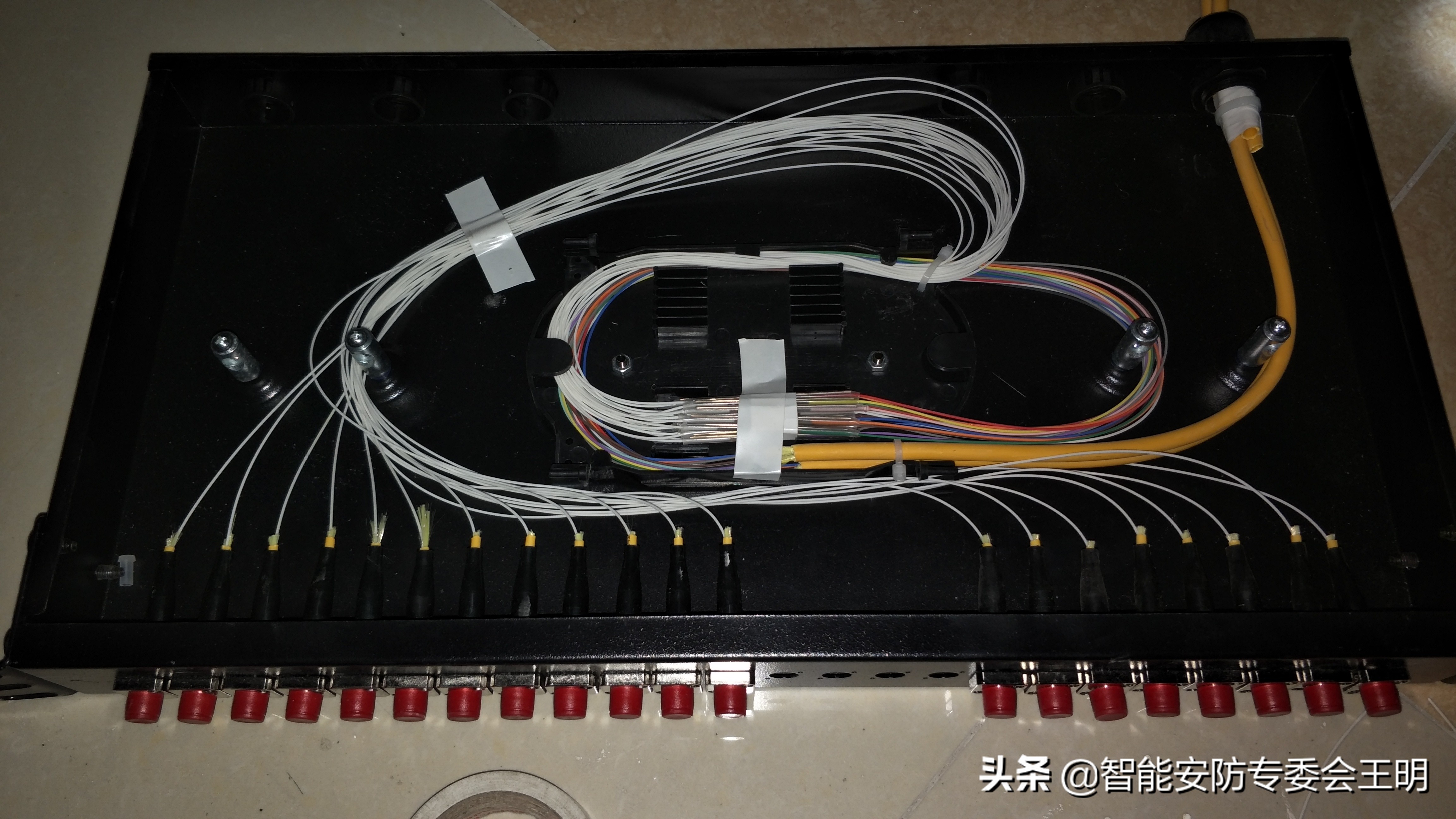 新型光纤熔接施工案例,风电场光纤熔接图纸
