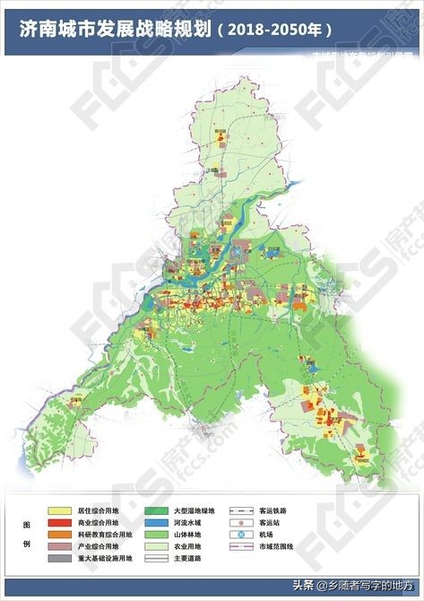 济南市城市总体规划图最新,济南新东站总体规划图