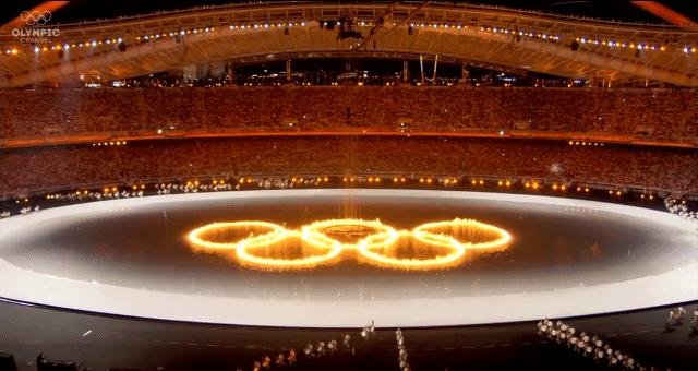 04年雅典奥运会开幕式历史年轮,雅典奥运会开幕式经典场景