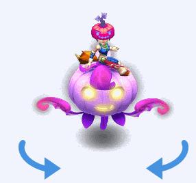 万圣节戴南瓜头,南瓜头和骷髅头万圣节