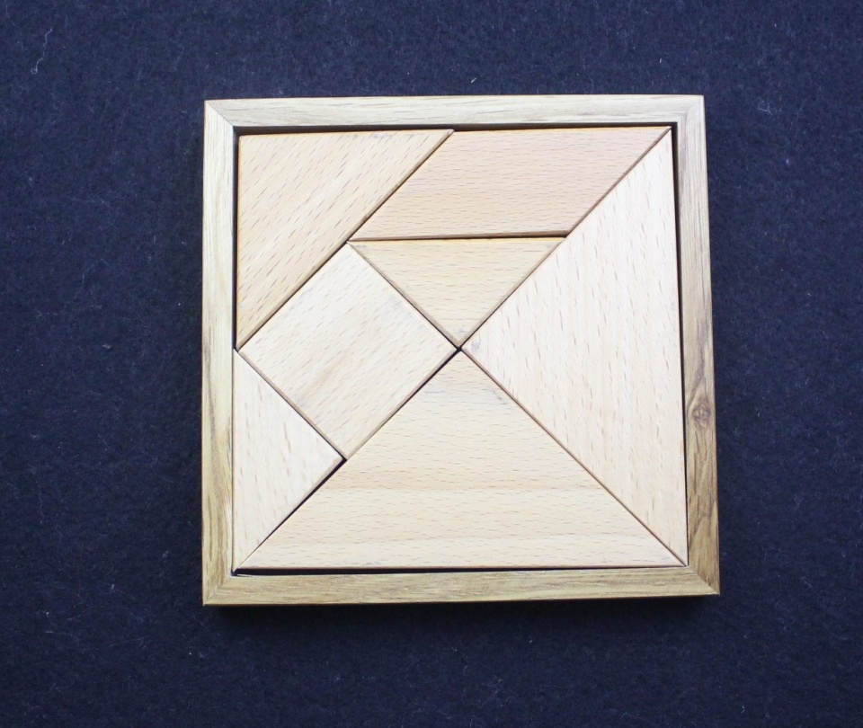 几何拼图儿童七巧板,七巧板拼图数学立体几何图形