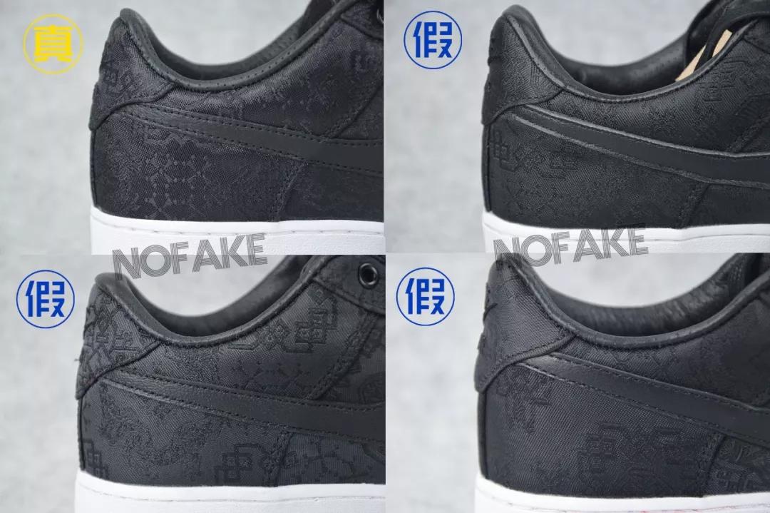 offwhitexnikeairforce1真假对比,如何鉴别nikeairforce1low白黑
