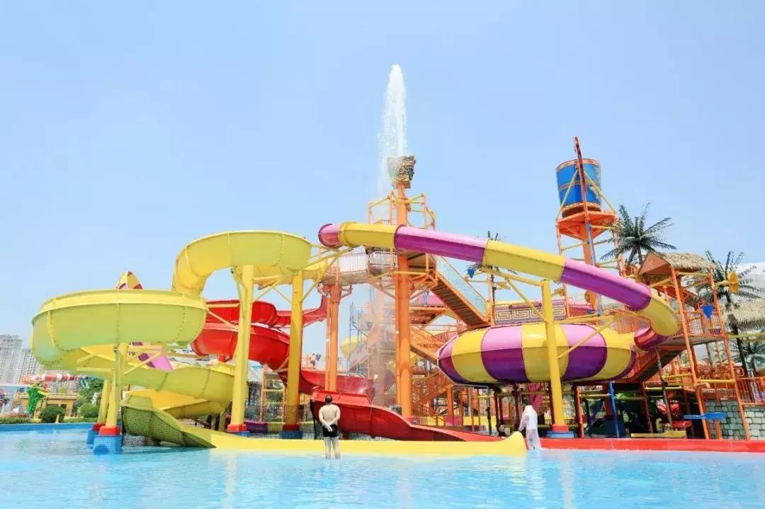 150000m²！天津欢乐谷的玛雅海滩水公园，真是太好玩了