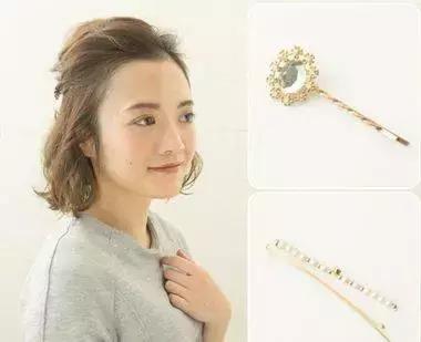 圆脸短发扎发简单好看教程,圆脸短发扎发简单又好看