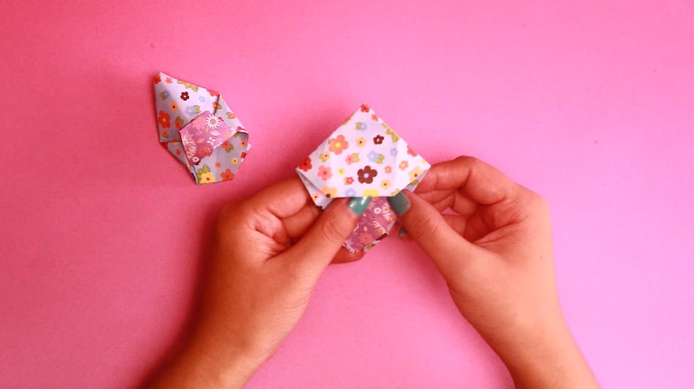 不用剪刀不用胶折纸做自行车,不用胶带不用胶水就能做出高跟鞋